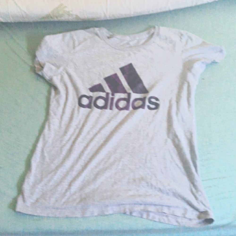 Grey adidas shirt